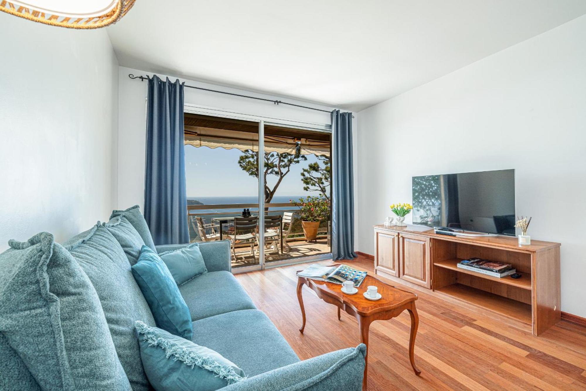 Extraordinary Sea View - 1 Bdr With Ac Apartment Villefranche-sur-Mer Exterior foto