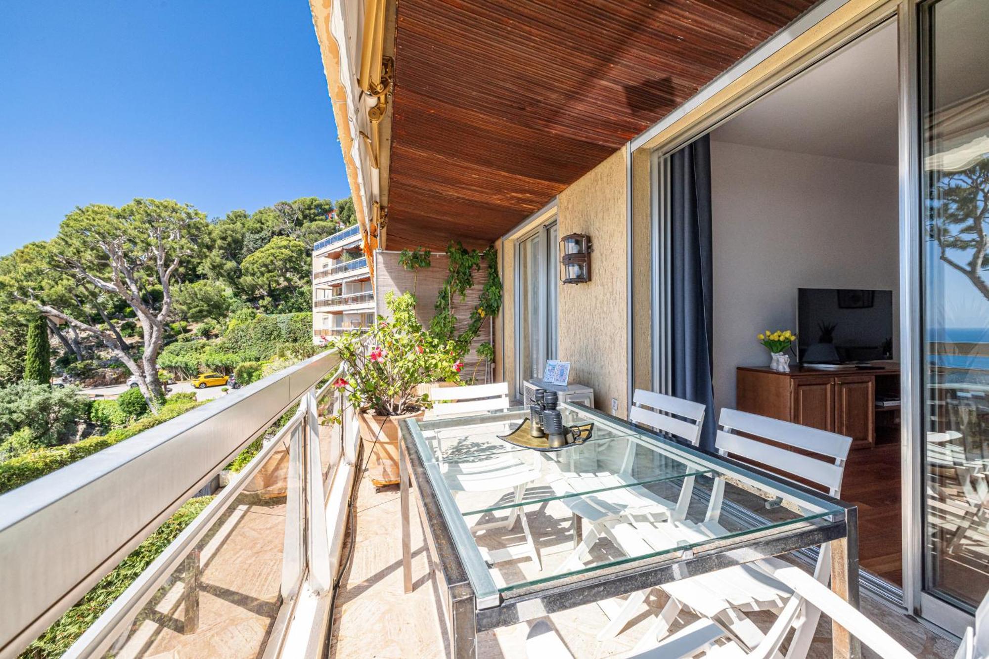 Extraordinary Sea View - 1 Bdr With Ac Apartment Villefranche-sur-Mer Exterior foto